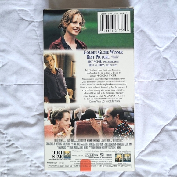 2/$15 🌼 As Good As It Gets VHS - Picture 2 of 5